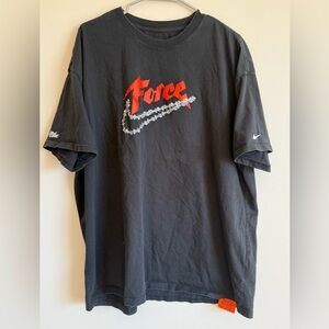 Nike “Force” Chain Graphic Tee • Black Streetwear • 2XL